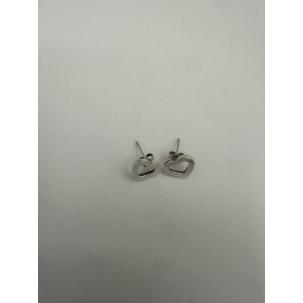 sterling silver 925 Small‎ earrings Heart Shape
